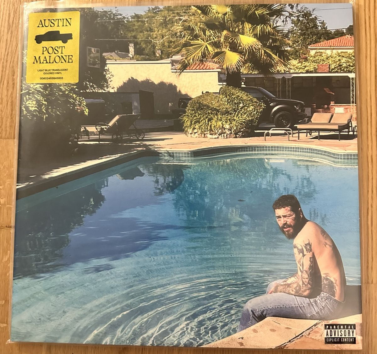 Schallplatten: Post Malone - Austin - Light Blue Translucent LP – Neu (gemäss Beschreibung) aus Neuchâtel von kevinsetiawaan
