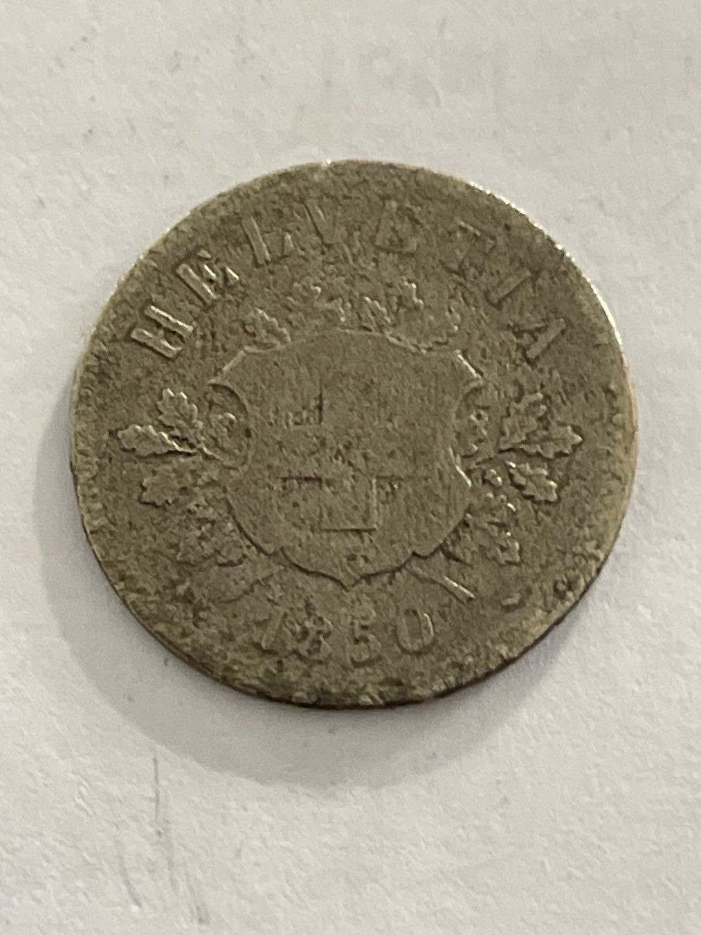 Tutti le monete: Münze 10 Rappen 1850 – Usato da Schlossrued venduto da Tkanada 1
