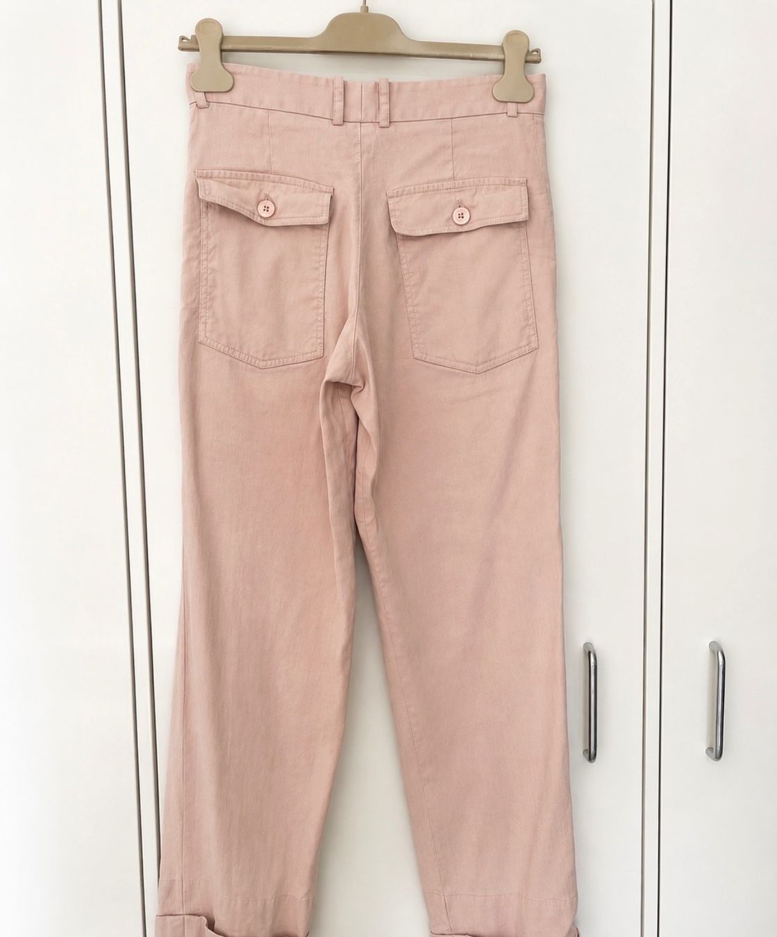 Chloé Pantaloni: Chloè Hose Rosé Baumwolle Grösse 36 – Usato da Zürich venduto da Marta_atram 1