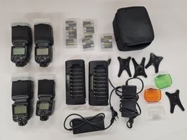 Nikon Blitz-Set SB-700, SB900, SB910 mit viel Zubehör