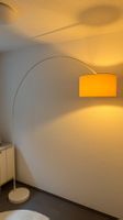 Bogenlampe / Stehlampe weiss - sehr guter Zustand