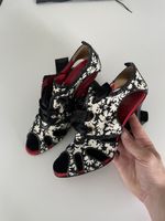 Dolce&Gabbana chaussure à talon sandals Noire Blanc
