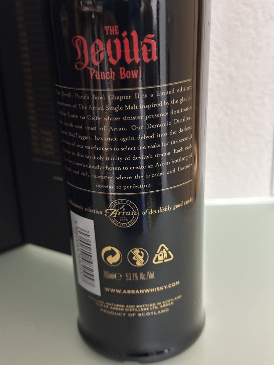 Arran Spirituosen: NEUER PREIS Arran The Devila Punch Bowl Chapter II – Neu (gemäss Beschreibung) aus Stansstad von Dalmatinerhjf 4