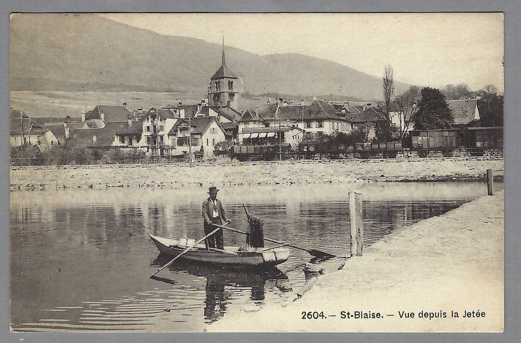 Cartoline postali: 1908, ST. BLAISE, PÊCHEUR – Usato da Pura venduto da ulisse1957