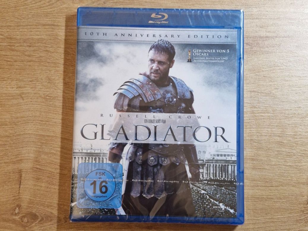 Tutti i DVDs: Gladiator (2000) NEU OVP Bluray – Nuovo e nell'imballaggio originale da Pfungen venduto da Whitie