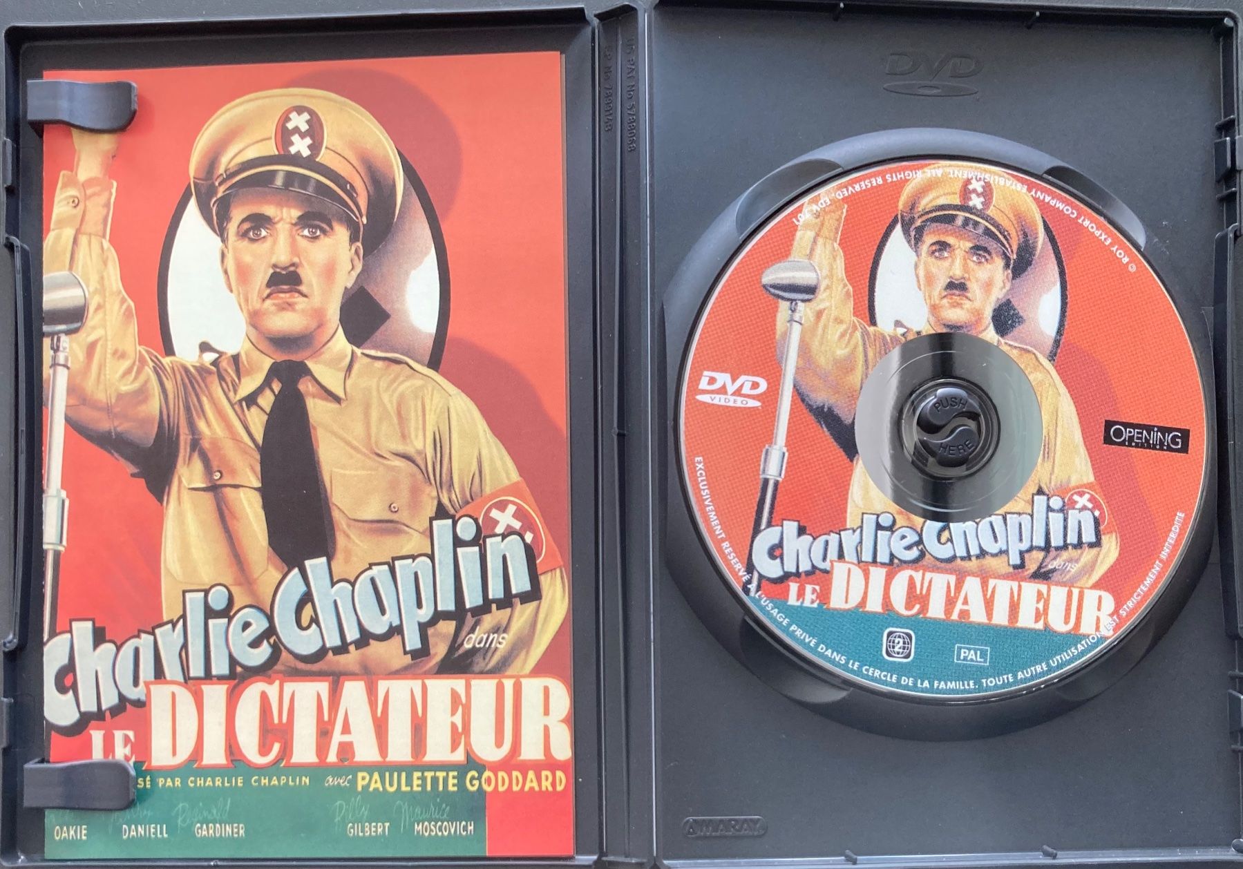 Alle DVDs: CHARLIE CHAPLIN - LE DICTATEUR – Gebraucht aus Poliez-Pittet von Newtown-Records 2