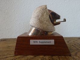 Bronze Skulptur Löwe / Schweiz Pokal