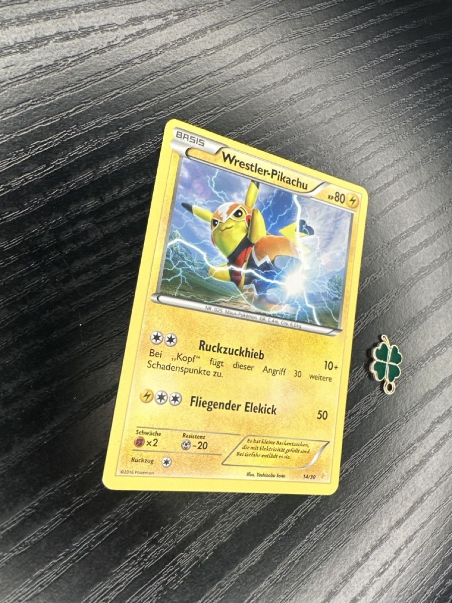 Pokémon Carte collezionabili: Wrestler Pikachu Libre 14/30 Non Holo – Usato da Uster venduto da Neonschwarz 2