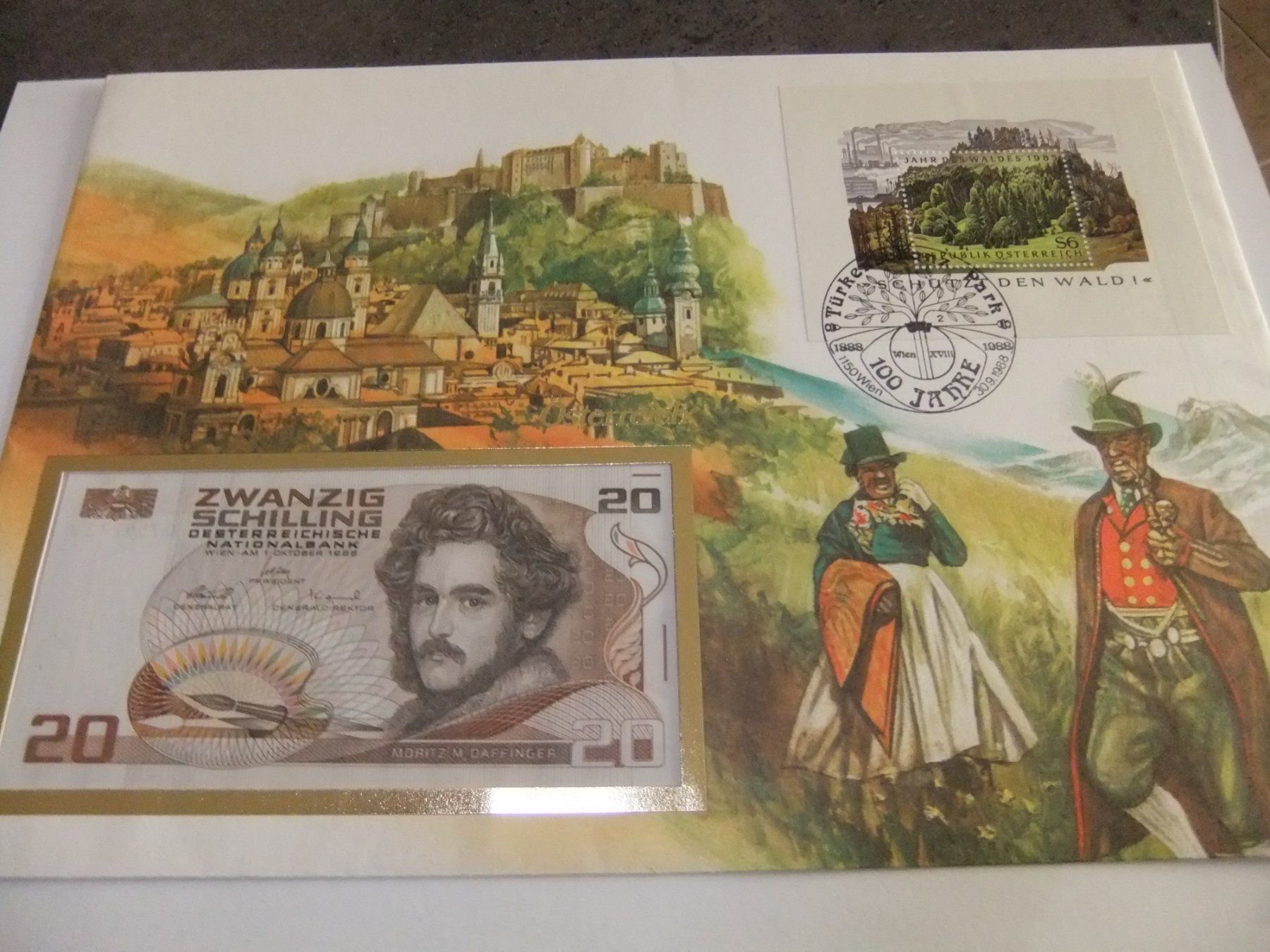 Banknoten: Autriche 20 Schilling 1986 – Neu und originalverpackt aus Yverdon-les-Bains von Parede