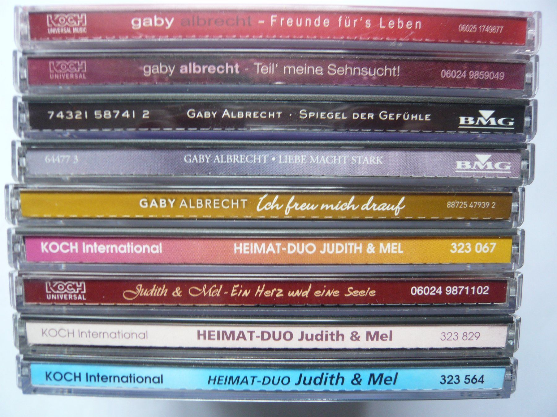 CD: 5CD GABY ALBRECHT & 4CD JUDITH & MEL Sammlung – Usato da Winterthur venduto da Cajun 2
