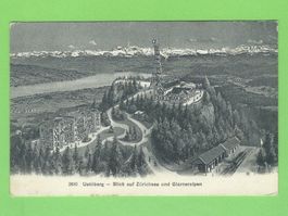 Uetliberg - Blick auf Zürichsee und Glarneralpen