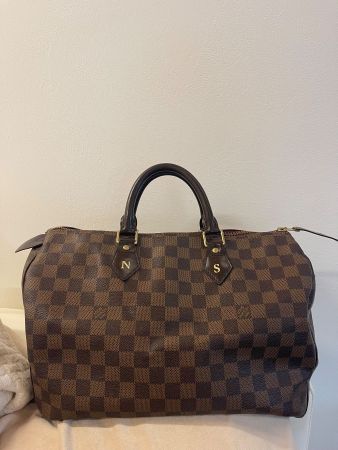 Louis Vuitton Tasche Speedy 35 Damier Ebene mit Monogramm
