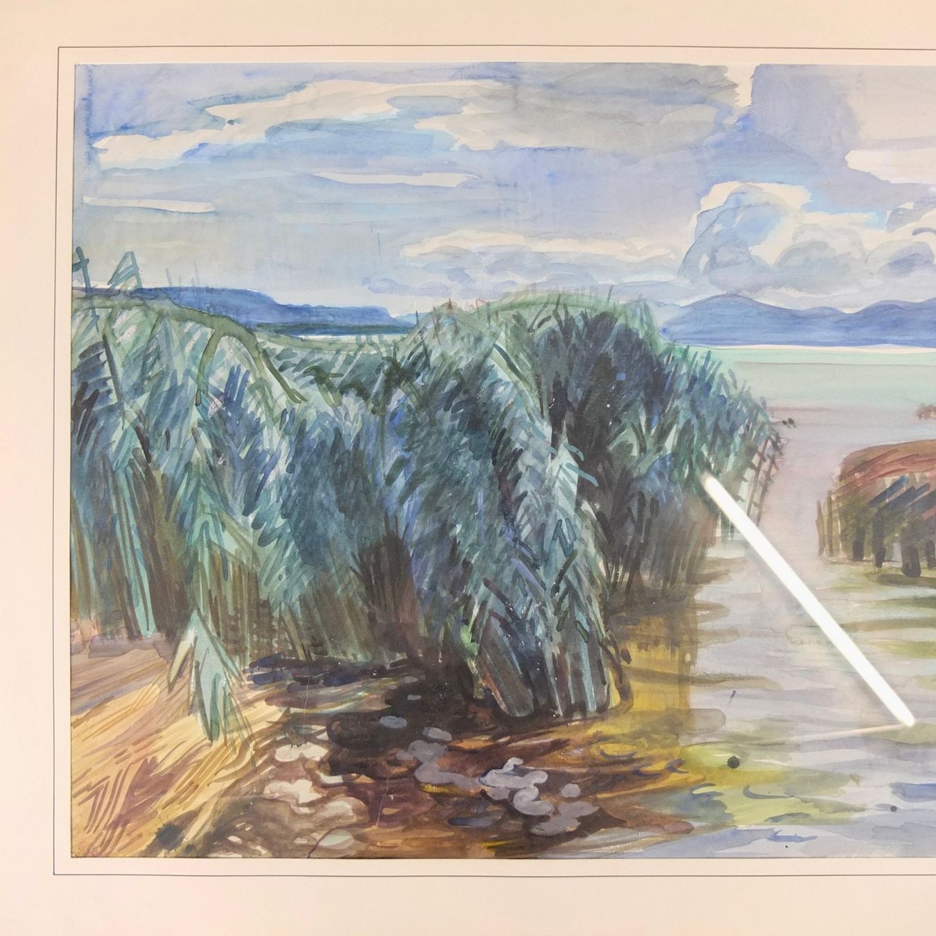 Dipinti: Martin Alfred Christ, Aquarelle – Usato da Basel venduto da Brocki-auf-dem-Wolf 3