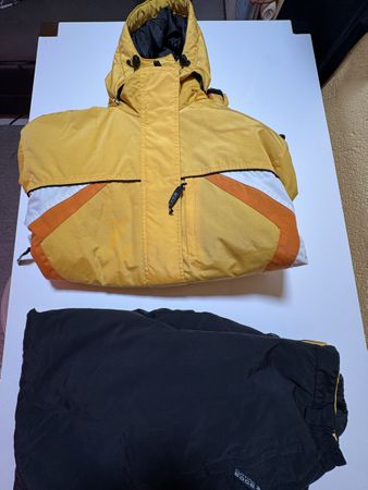 Ensemble de ski Cutting Edge jaune noir taille 176