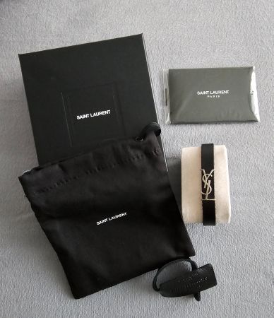 Saint Laurent Cassandre Lederarmband YSL Logo