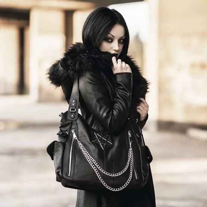 Killstar Borse da donna: VEXATION HANDBAG KILLSTAR GOTHIC – Nuovo (secondo la descrizione) da Monthey venduto da Black-Cockatoo 4