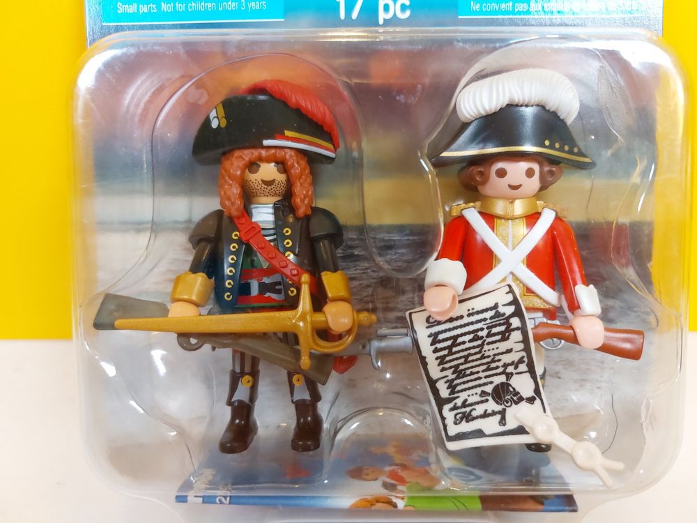 PLAYMOBIL 70273 Piraten Pirates Duo Pack Kapitän&Rotrock NEU (Neu und ...