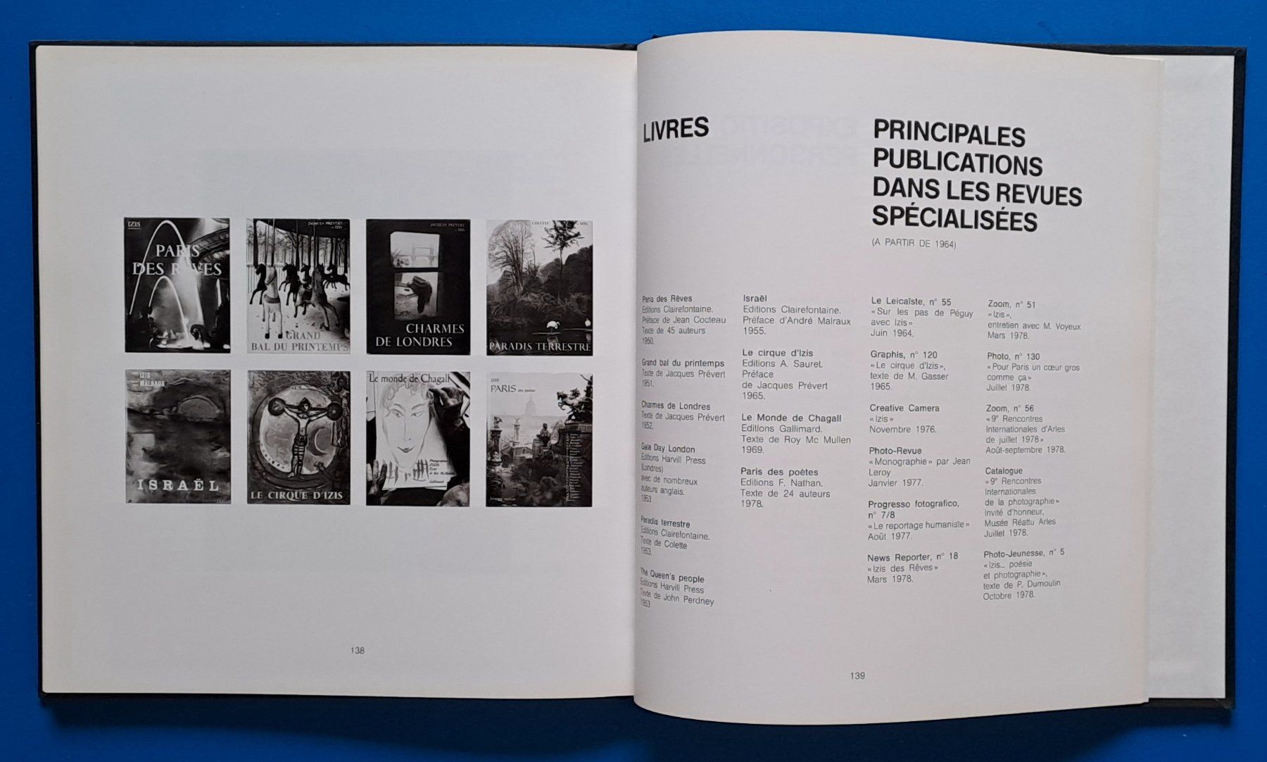 Libri: IZIS RÉTROSPECTIVE Erstausgabe 1988 – Usato da Zürich venduto da archiphil 9