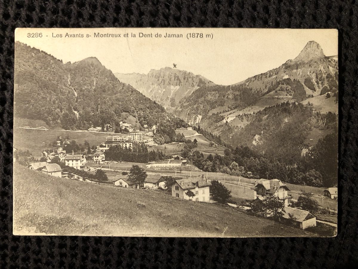 Cartoline postali: Ansichtskarte Les Avants Montreux – Usato da Näfels venduto da fritzjk