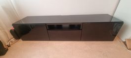 Ikea Besta TV-Möbel in Schwarz