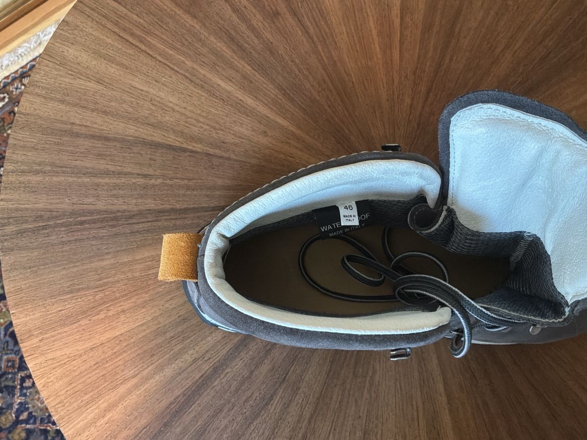 Chaussures hommes: Wanderschuhe Leder Herren Grau Grösse 46 – D'occasion à Gams par Minty888 5