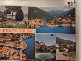 Ansichtskarte Ponte Tresa Tessin Schweiz