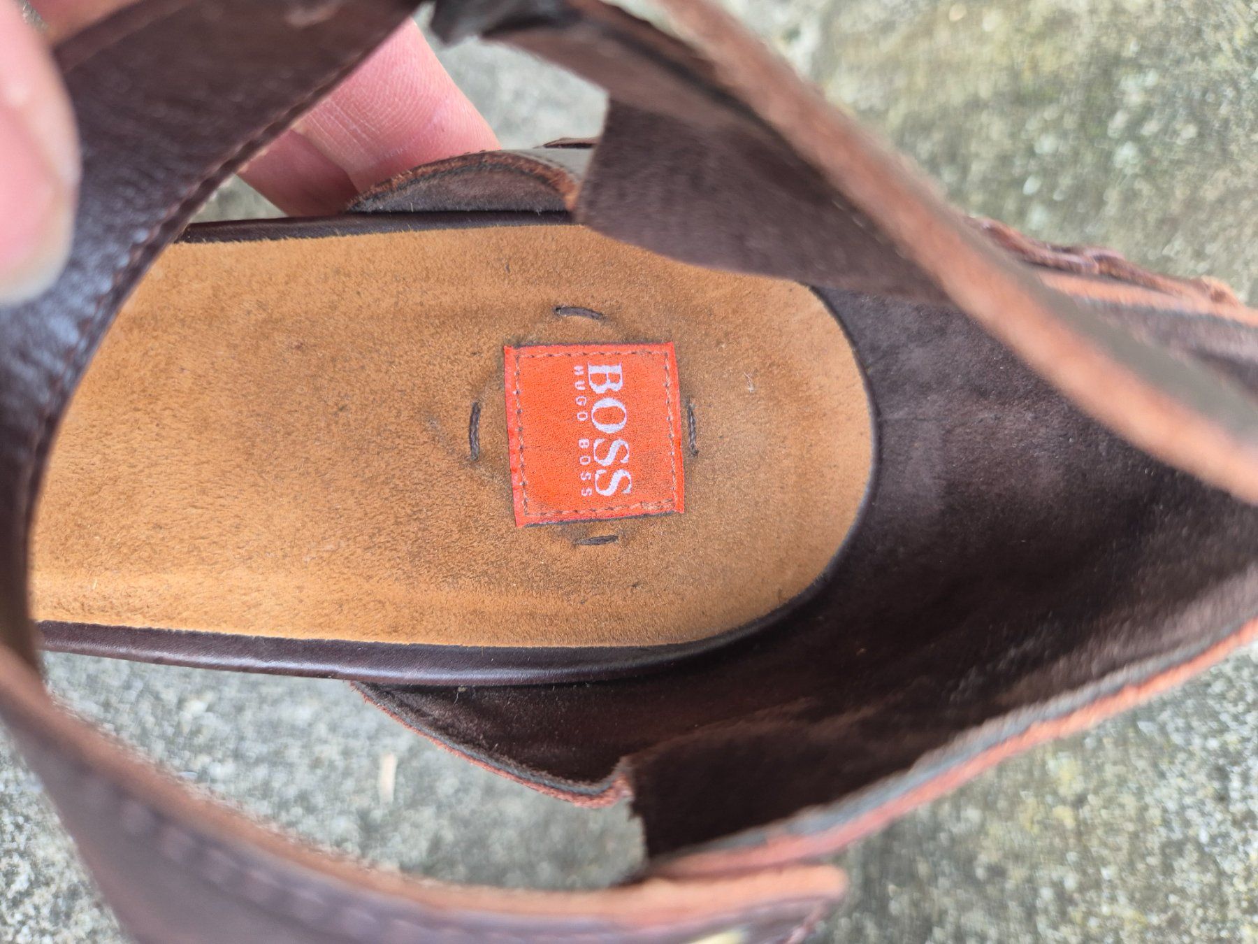 Hugo Boss Chaussures femmes: Boss Sandale 39, braun, Leder – D'occasion à Oberrohrdorf par ma-vie 2