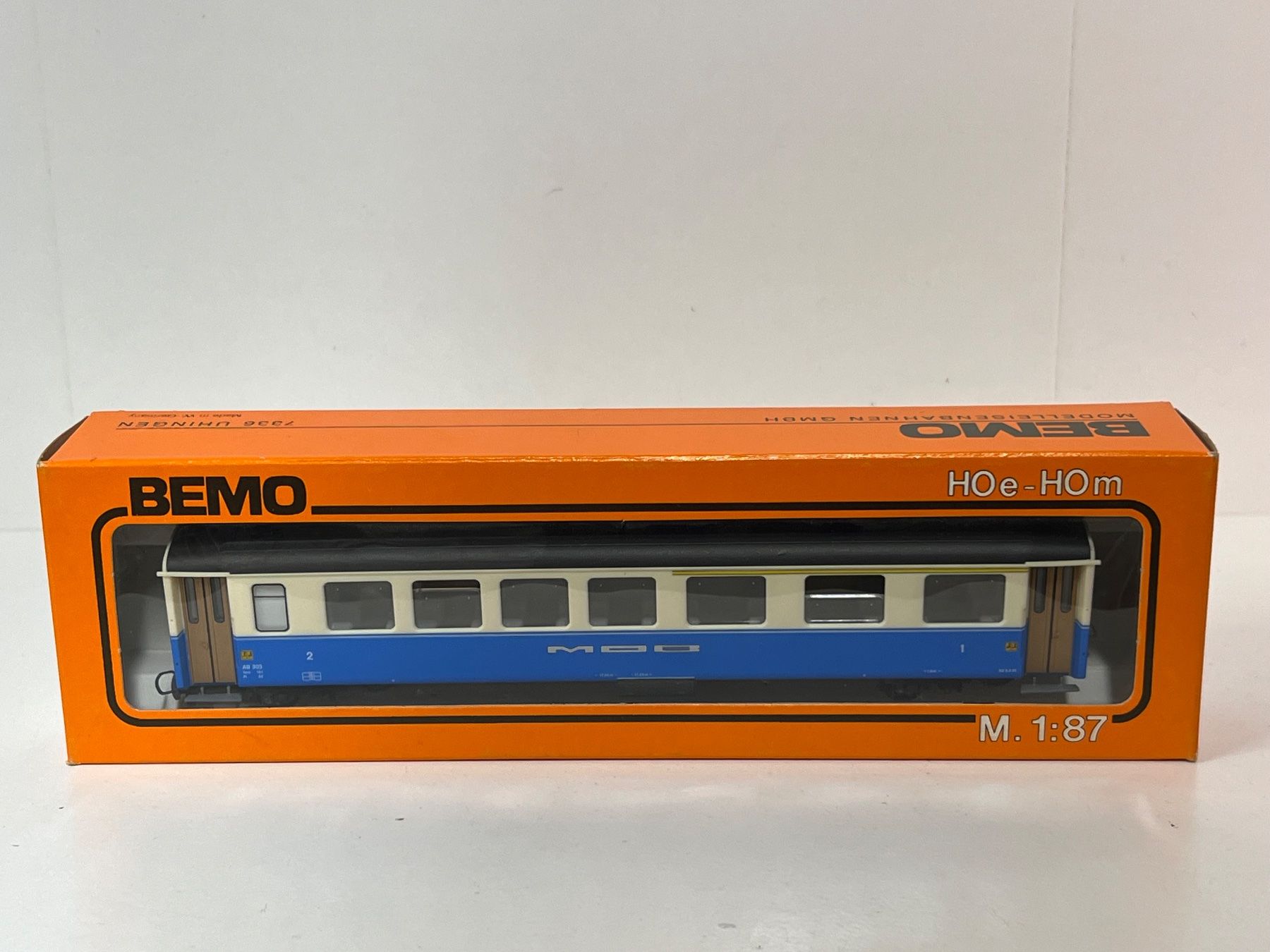 Bemo Modellini di ferrovie: Bemo 3252  MOB AB 303 – Nuovo e nell'imballaggio originale da Neuenhof venduto da ludovicco