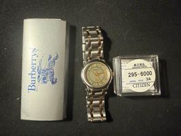 Original Vintage Burberrys Solar-Uhr– 90er Jahre Rarität
