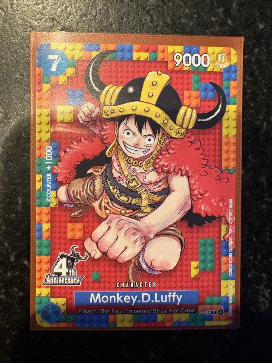 Bandai Cartes à collectionner: Luffy lego 4th anniversary – Neuf (Voir description) à Colombier NE par lur_8rt9