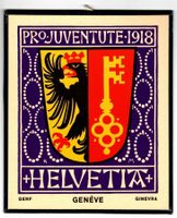 1918 Pro Juventute Genf Gabe J10 Wandbild
