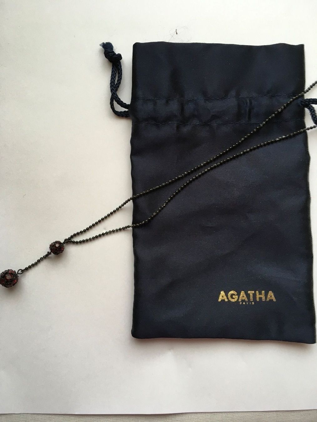 Ketten: Agatha Halskette mit roten Steinen – Neu (gemäss Beschreibung) aus Zug von smile060