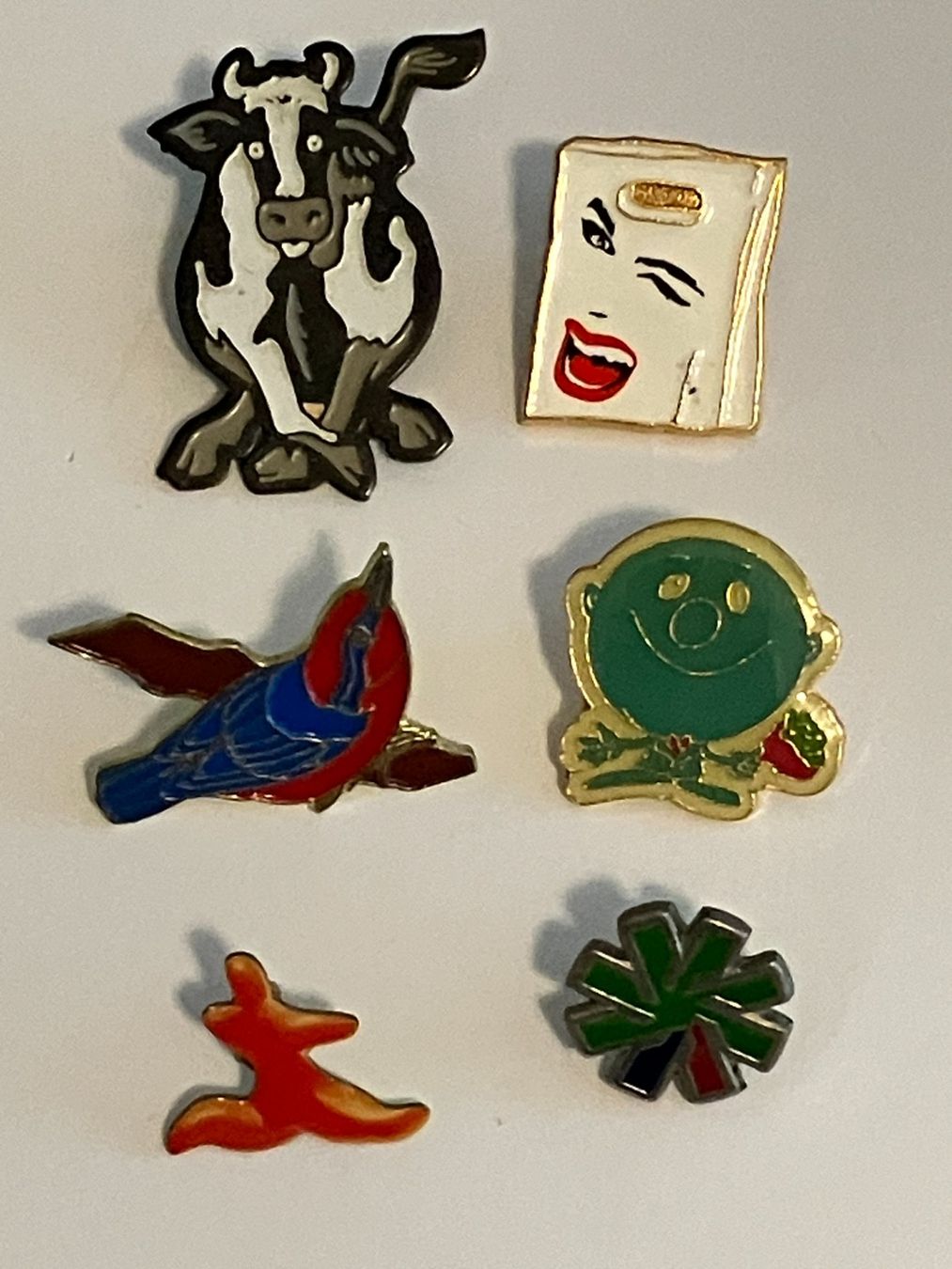 Placchette & Badge: 6 Pin Diverse – Usato da Basel venduto da djwwpp