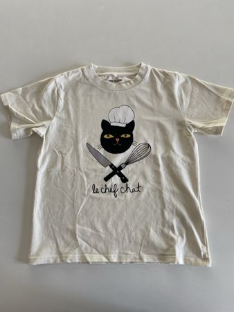 Mini Rodini T-Shirt 140/146,  le chef chat