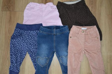 5 Babyhosen Mädchen (Gr. 62/68)