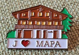 C843 - Pin Chalet J Like Mapa Schweiz CH