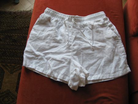 weisse Leinen Shorts Gr. 36 Na-kd