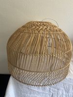 Lampe Wandleuchte Rattan neuwertig