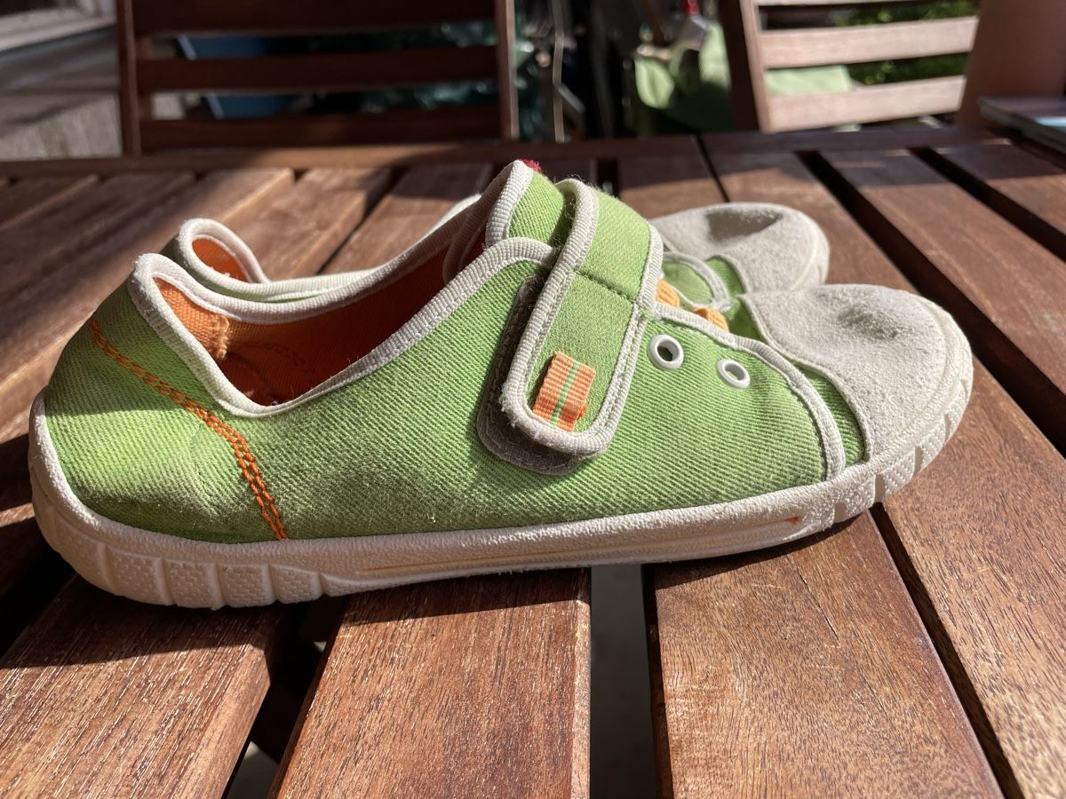 Superfit Schuhe für Jungen: Superfit Stoffschuhe, Gr. 35, Grün – Gebraucht aus Bern von brup