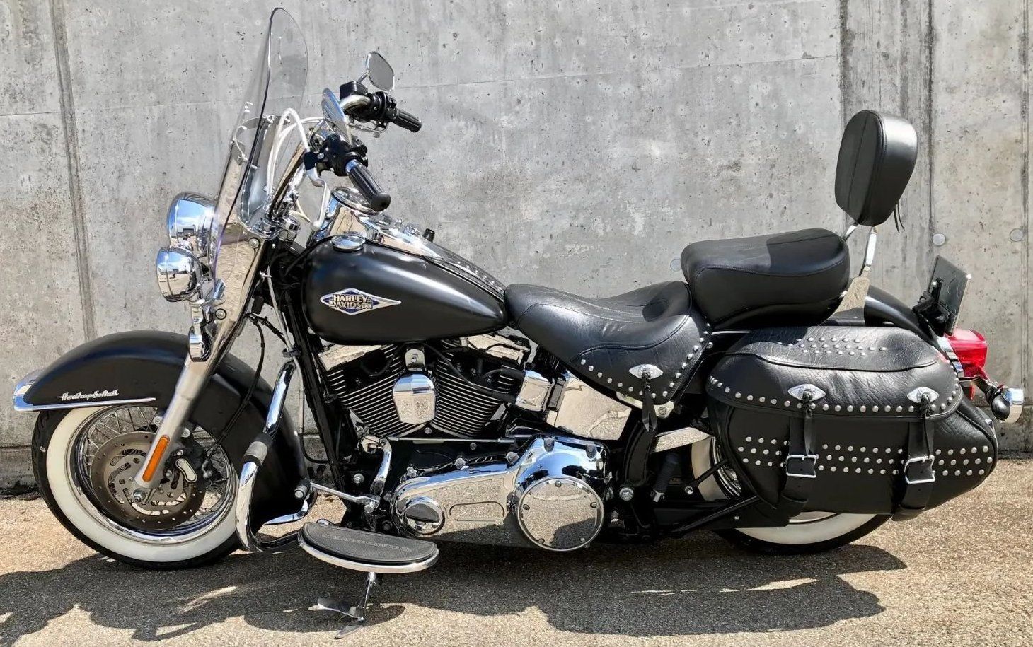 Harley-Davidson Chopper: Harley Davidson FLSTC Softail ABS + GRATIS HD Jacke & Helm – Usato da Wil SG venduto da Solpol 2