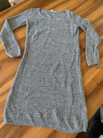ESPRIT lässiges Strickkleid oder Longpullover grau Grösse M