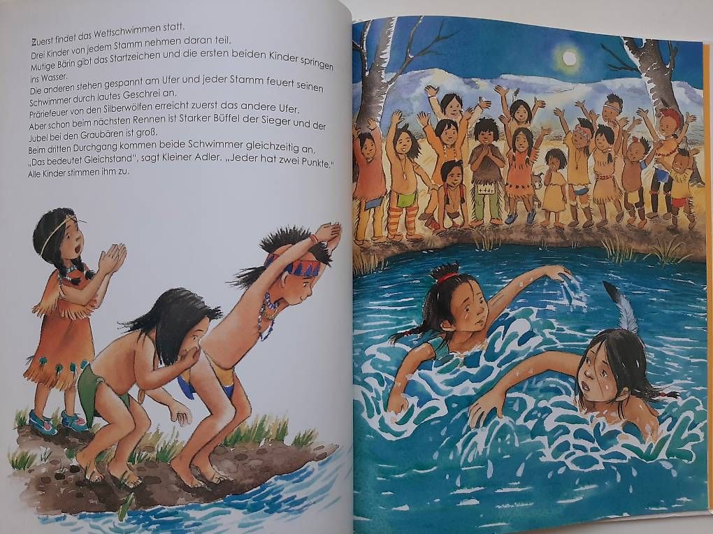 Bücher: Kinderbuch "Der Freundschaftstein" mit Indianer, farbig – Gebraucht aus Basel von Renato_hirzi 3