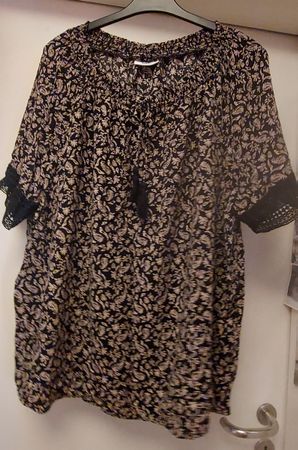 Damen Bluse Gina Benotti gemustert Grösse XXL 52/54
