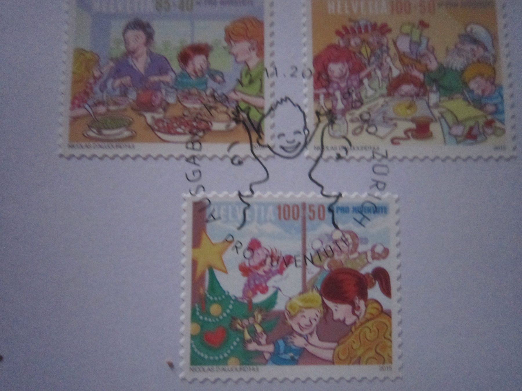Alle Briefmarken: PJ 2015 FDC – Gebraucht aus Gordola von Polentaefung 2