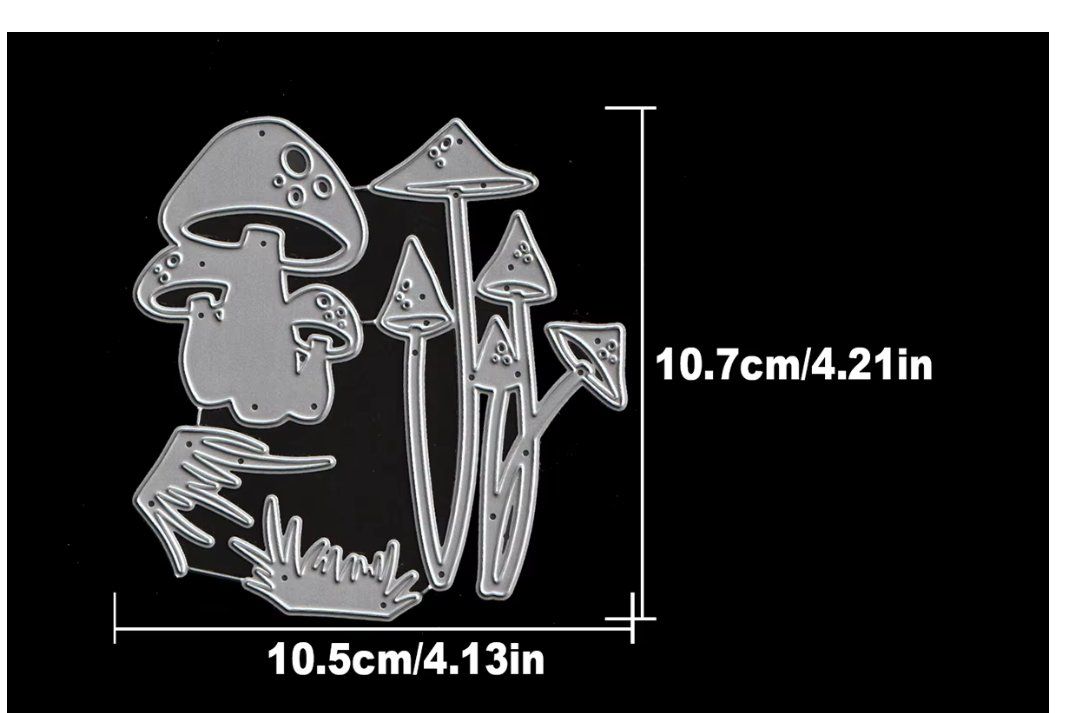 Sciablone: Neues Stanzschablonen-Set Pilze – Nuovo e nell'imballaggio originale da Effretikon venduto da wenuss 1