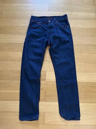 Nudie Jeans Steady Eddie 31/32 dunkelblau