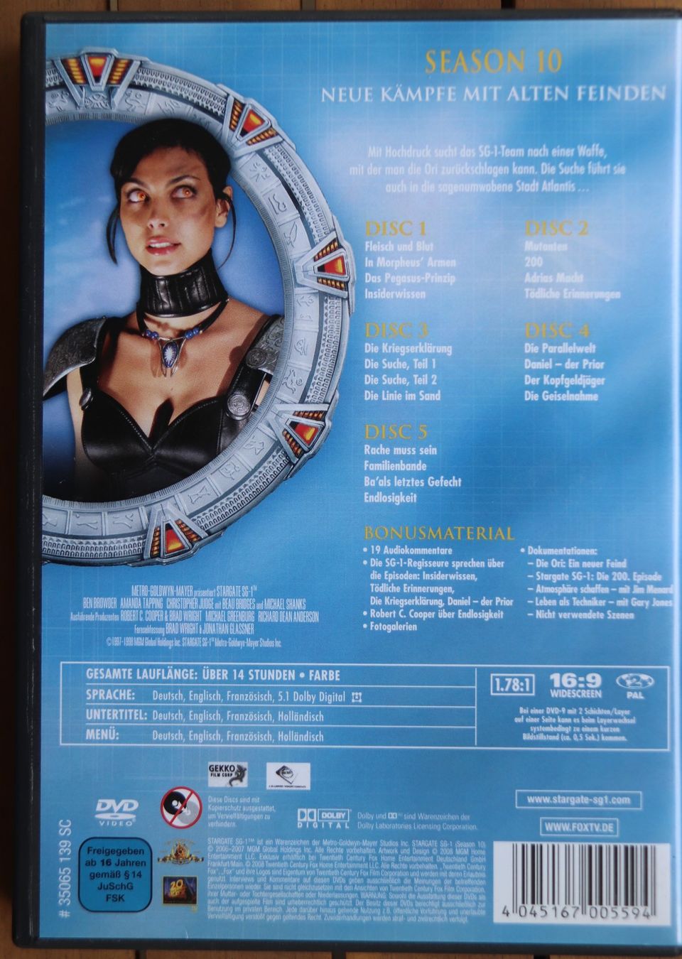 Tutti i DVDs: Stargate Kommando Season 10 – Usato da Glattfelden venduto da Sirax 1