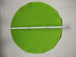 Teppich grün rund 55cm durchmesser