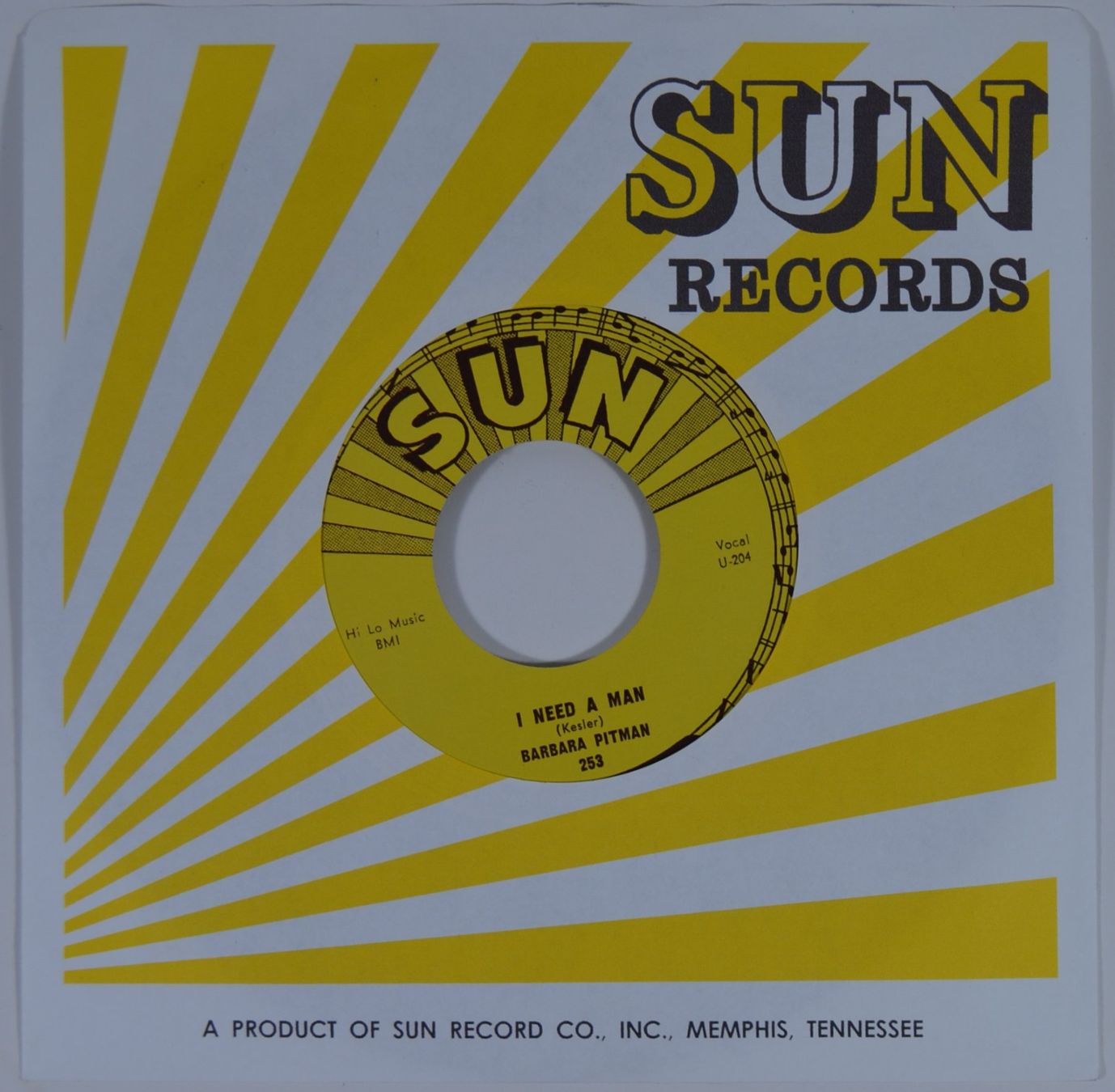 Schallplatten: Single: BARBARA PITTMAN - I Need A Man (SUN 253) – Neu (gemäss Beschreibung) aus Frenkendorf von Yard-Sale-2000