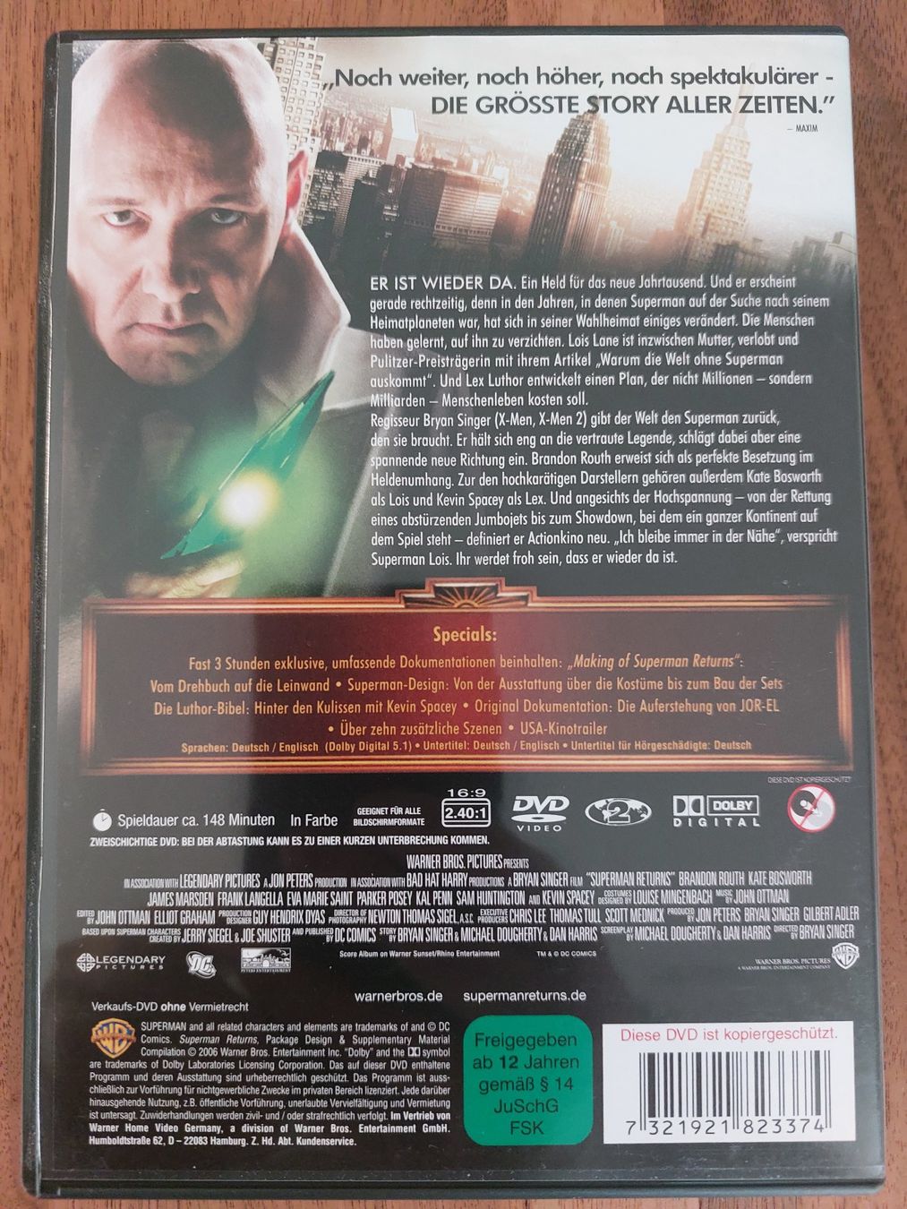 Tutti i DVDs: DVD - Superman Returns – Usato da Rheinfelden venduto da Onyx74 1